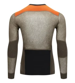 Aclima Woolnet hybrid crew neck men