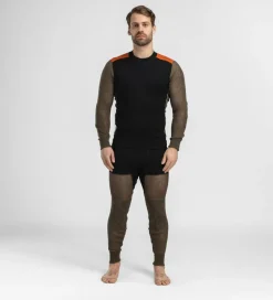 Aclima Woolnet hybrid crew neck men