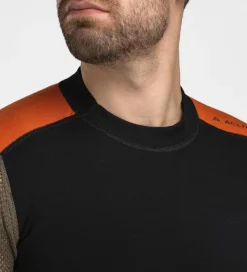 Aclima Woolnet hybrid crew neck men