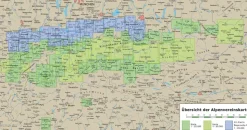 Alpenvereinskarte Wandelkaart 2/1 Allgäuer & Lechtaler Alpen West