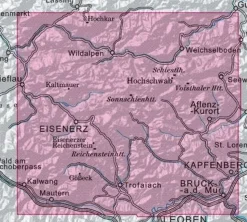 Alpenvereinskarte Wandel-skikaart 18 Hochschwabgruppe