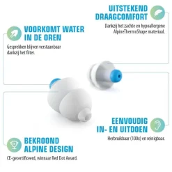Alpine SwimSafe oordopjes