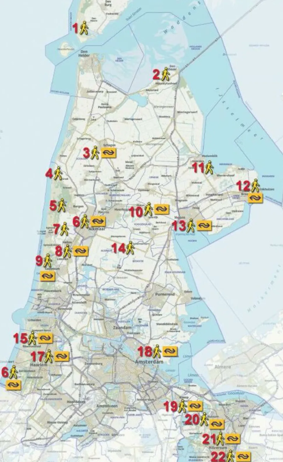 Anoda Publishing Provinciewandelgids 15 Noord-Holland