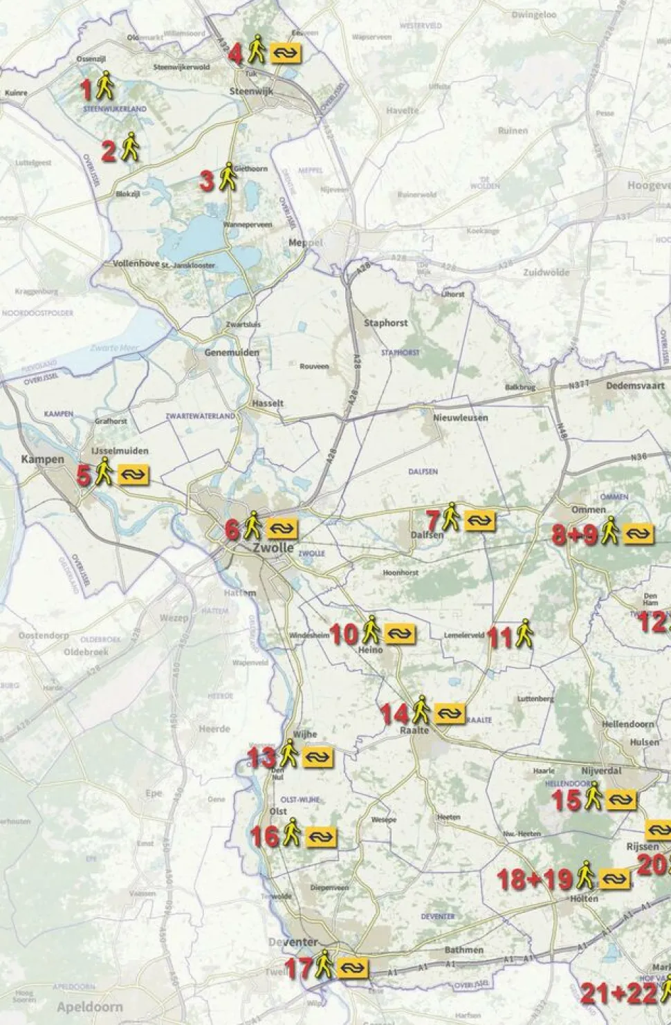 Anoda Publishing Provinciewandelgids 10 Overijssel West