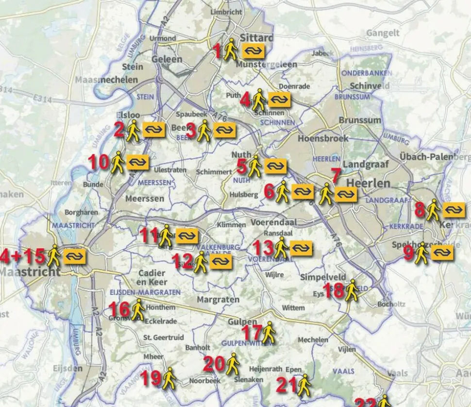 Anoda Publishing Provinciewandelgids 6 Limburg Zuid