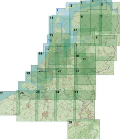 ANWB Fietsknooppuntenkaart 21 Noord-Brabant Midden
