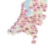ANWB Wandelregiokaart Walcheren - Zuid-Beveland