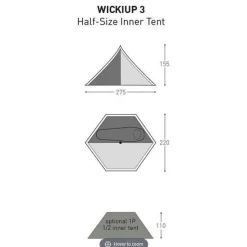 Bach Half size innertent wickiup 3 vapor blue