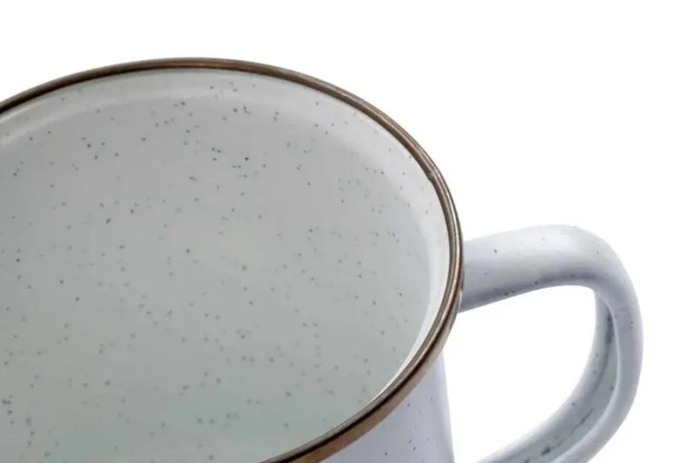 Barebones Enamel cup stone gray