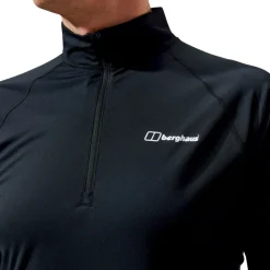 Berghaus M Trailblazer LS half-zip tech tee