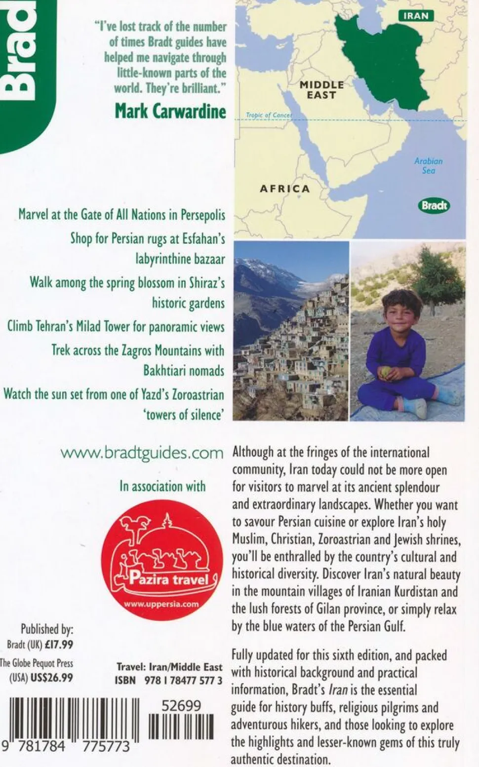 Bradt Travelguides Iran reisgids
