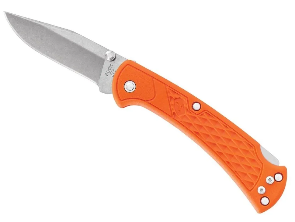 Buck Ranger slim EDC folding oranje clam