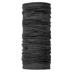 Buff Lightweight Merino wool buff solid grey