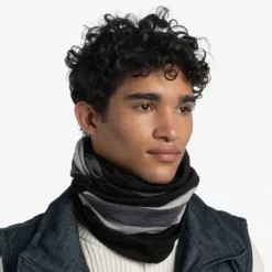 Buff Merino Move Graphite - Nekwarmer
