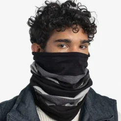 Buff Merino Move Graphite - Nekwarmer