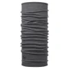Buff Midweight Merino wool buff light grey melange