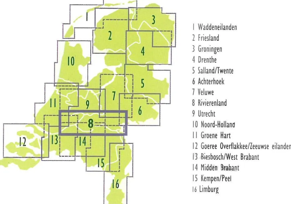 Buijten En Schipperheijn Sterkste fietskaart van de regio 14 Midden-Brabant