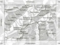 Bundesamt - Swisstopo Skitoerkaart 265S Nufenenpass