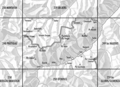 Bundesamt - Swisstopo Skitoerkaart 249S Tarasp