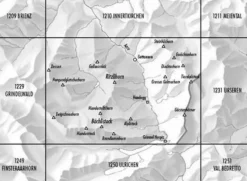 Bundesamt - Swisstopo Topografische kaart 1230 Guttanen