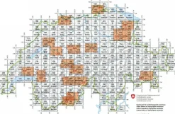 Bundesamt - Swisstopo Topografische kaart 1219BIS Glorenza Glurns