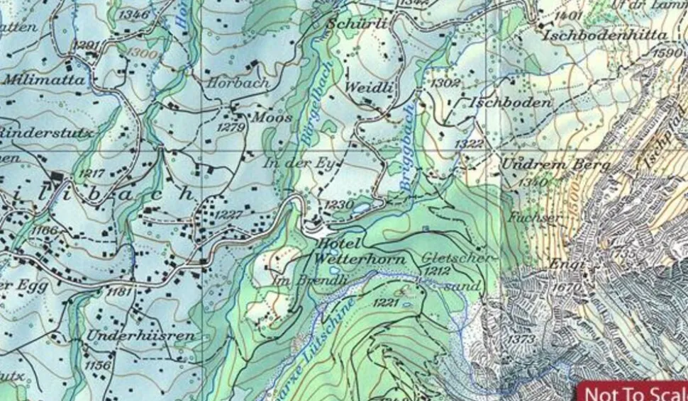 Bundesamt - Swisstopo Topografische kaart 1292 Maggia