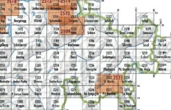 Bundesamt - Swisstopo Topografische kaart 1197 Davos