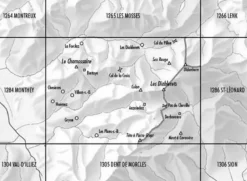 Bundesamt - Swisstopo Topografische kaart 1285 Les Diablerets