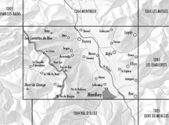 Bundesamt - Swisstopo Topografische kaart 1284 Monthey