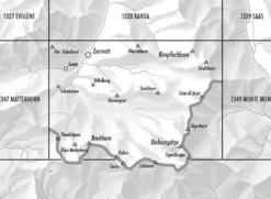 Bundesamt - Swisstopo Topografische kaart 1348 Zermatt
