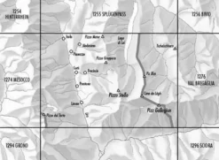 Bundesamt - Swisstopo Topografische kaart 1275 Campodolcino