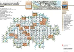 Bundesamt - Swisstopo Topografische kaart 1174 Elm