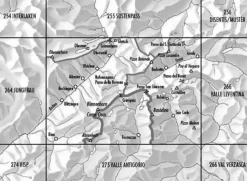 Bundesamt - Swisstopo Topografische kaart 265 Nufenenpass