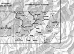 Bundesamt - Swisstopo Topografische kaart 279 Brusio