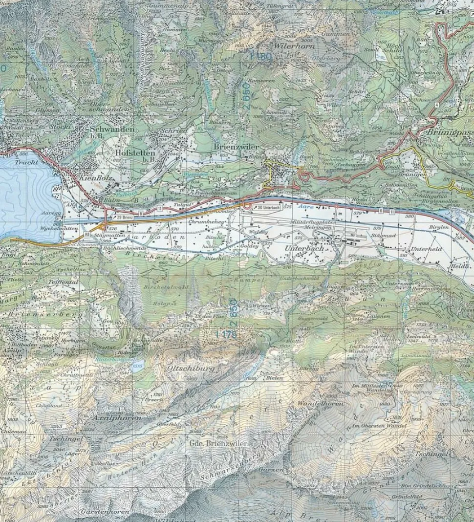 Bundesamt - Swisstopo Topografische kaart 297 Como