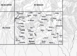 Bundesamt - Swisstopo Topografische kaart 297 Como