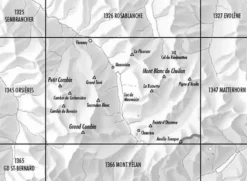 Bundesamt - Swisstopo Topografische kaart 1346 Chanrion