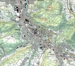 Bundesamt - Swisstopo Wandelkaart Liestal Pratteln