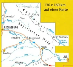 BVA ADFC Fietskaart 23 Bayerischer Wald - Donau