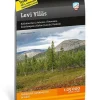 Calazo Topografische kaart Levi Ylläs Aakenus 1:250000