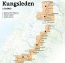 Calazo Wandelkaart Kungsleden Ammarnäs Hemavan