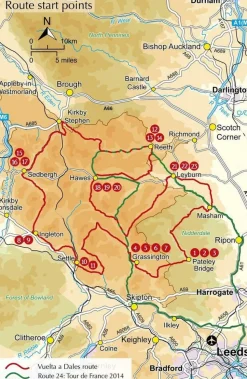 Cicerone Fietsgids Cycling in the Yorkshire Dales