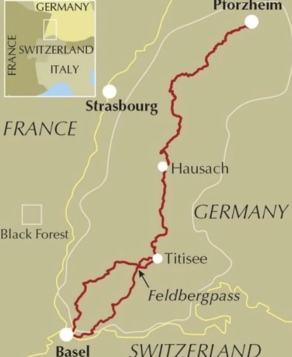 Cicerone Trekking the Westweg - Black Forest