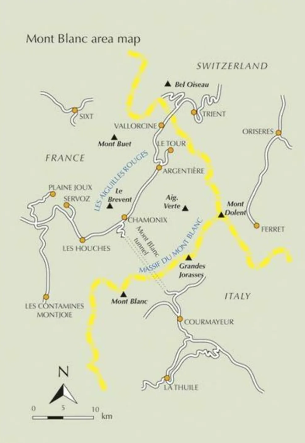 Cicerone Wandelgids Mont Blanc Walks - 50 day walks