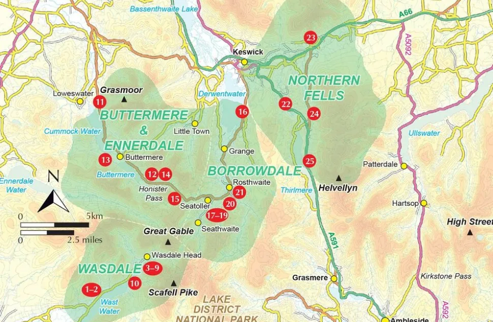 Cicerone Wandelgids Scrambles in the Lake District North