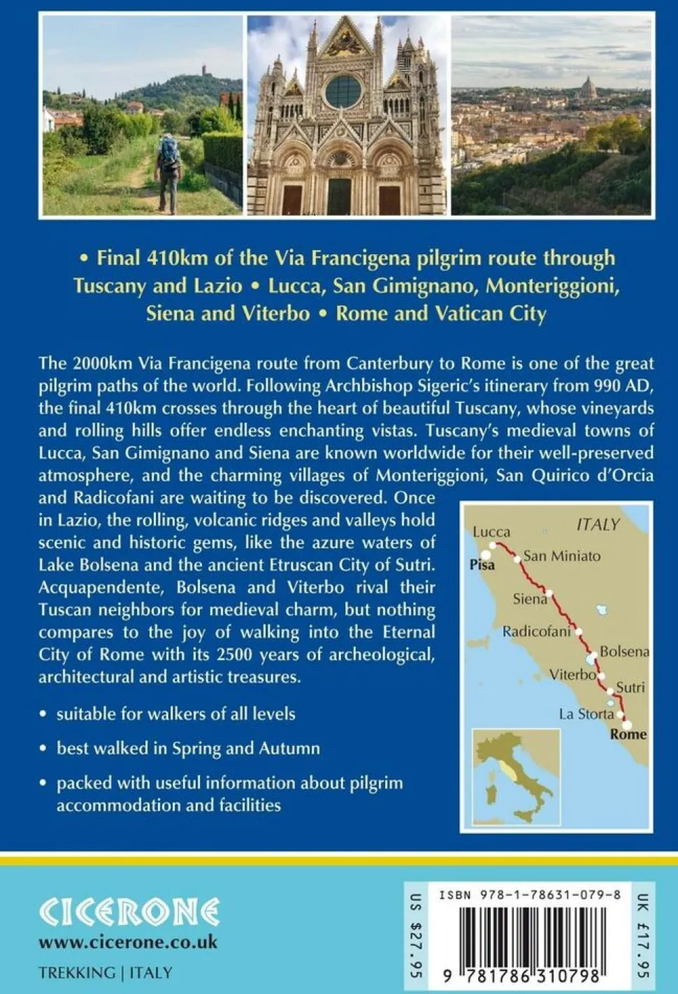Cicerone Wandelgids Via Francigena Part 3