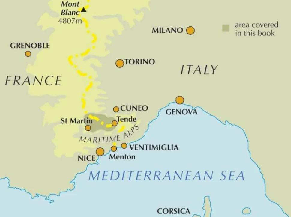 Cicerone Wandelgids Walking the Maritime Alps