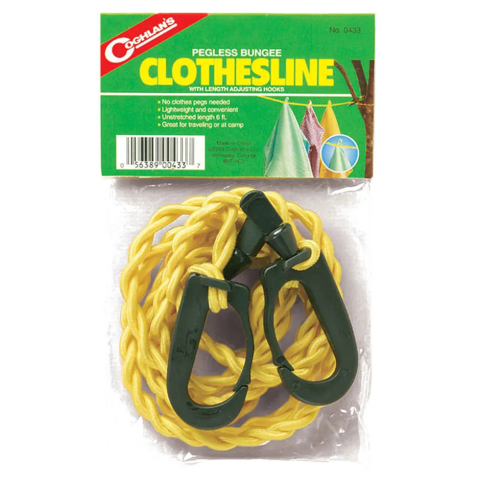 Coghlans Bungee Clothesline waslijn voor camping