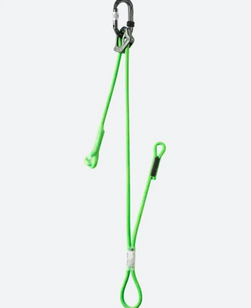 Edelrid Switch Double Adjust 120/45cm, neon green