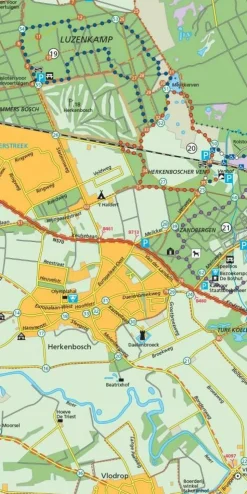 Falk Wandelfietskaart 38 De Meinweg-Leudal